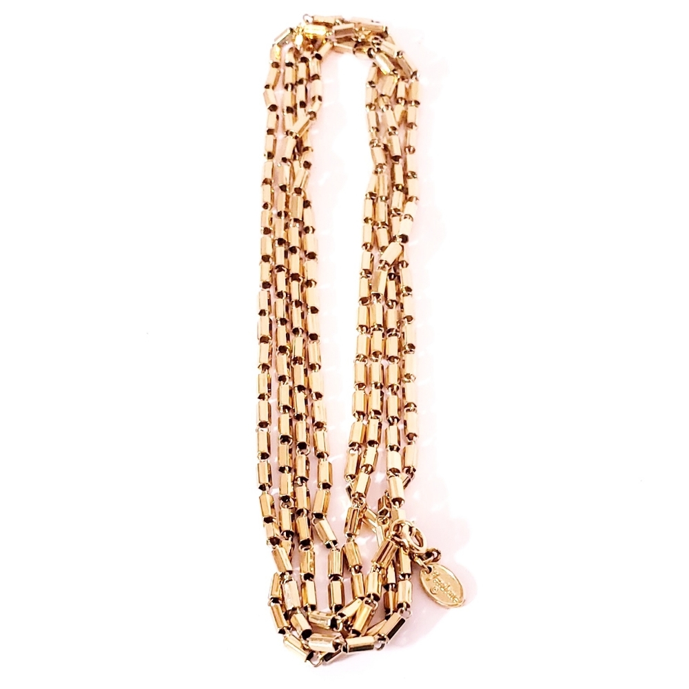Vendome Gold Strand Necklace
